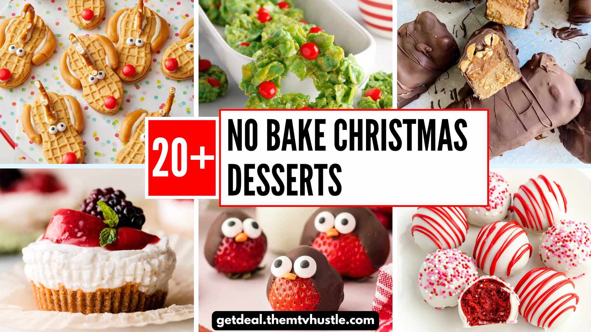 20+ No Bake Christmas Treats for Dessert or Gifts