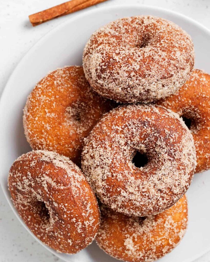 Air Fryer Cinnamon Sugar Donuts