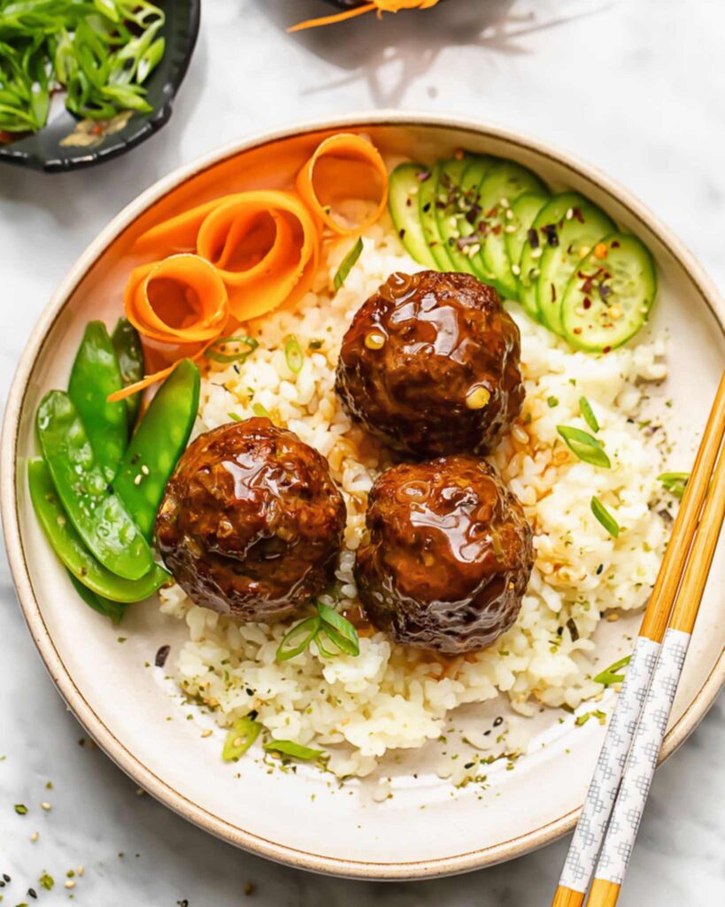 Asian Inspired Teriyaki Meatballs