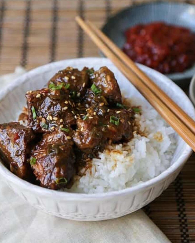 Asian Style Crockpot Beef