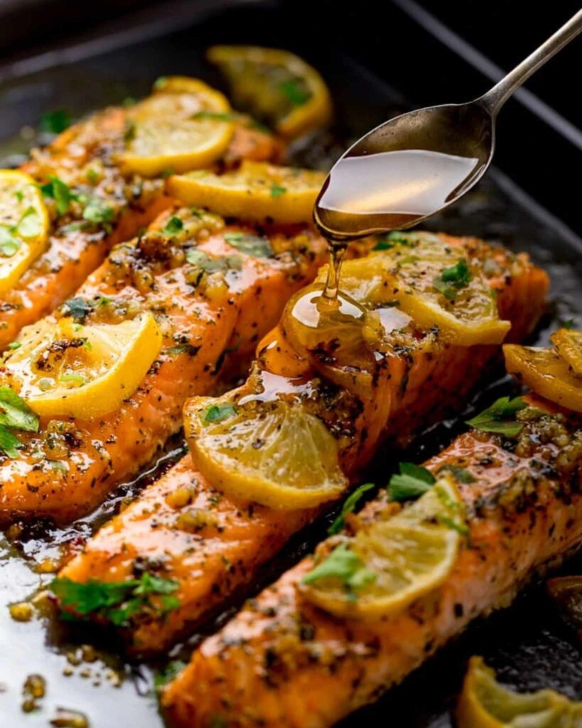 Baked Garlic Butter Salmon