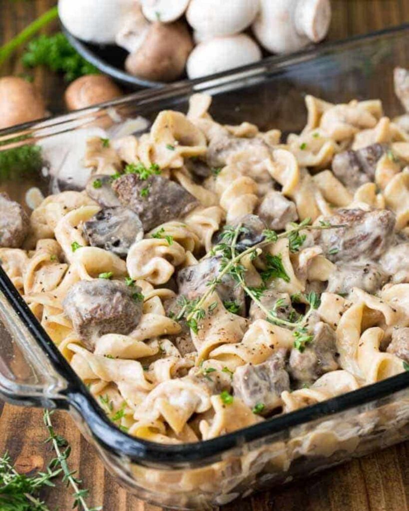 Beef Stroganoff Casserole