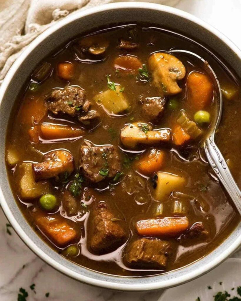 Beef vegetable soup