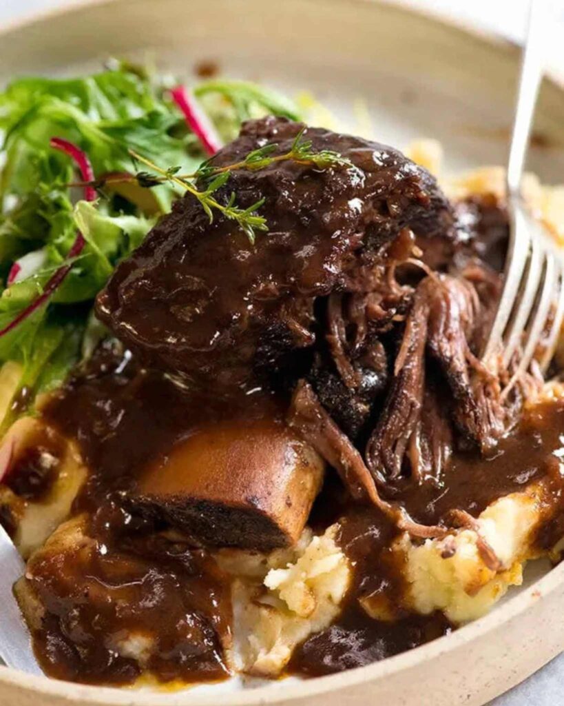 Braised Short Ribs with Red Wine Reduction