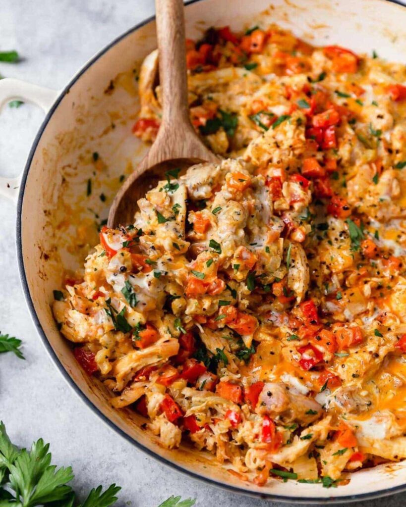 Buffalo Chicken Casserole