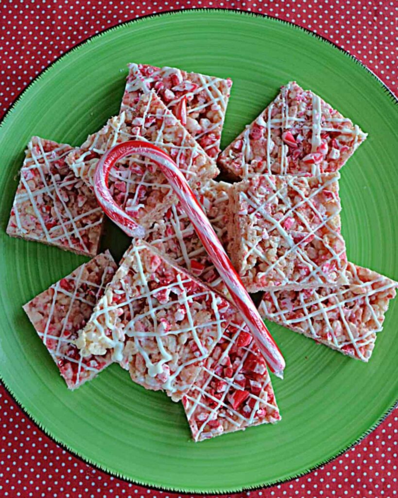 Candy Cane Crunch Squares