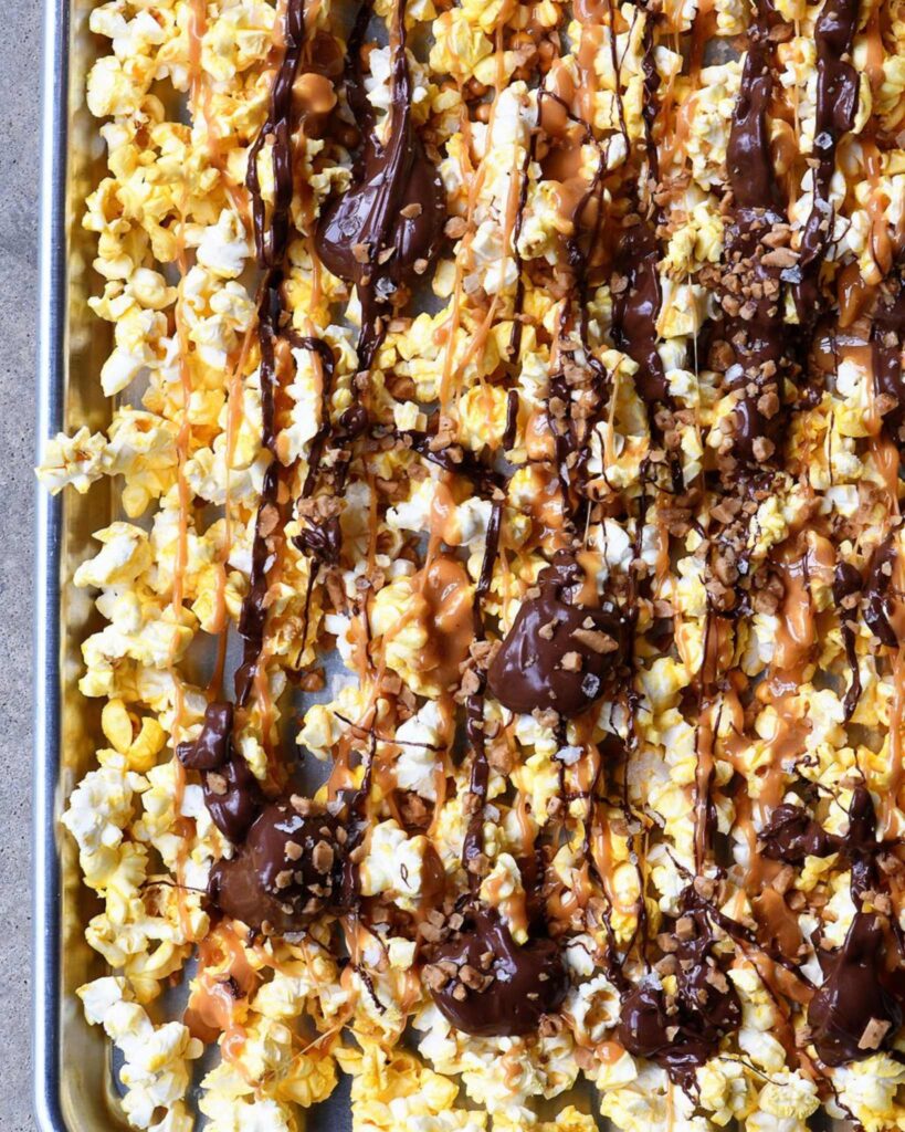 Caramel Popcorn Crunch Mix