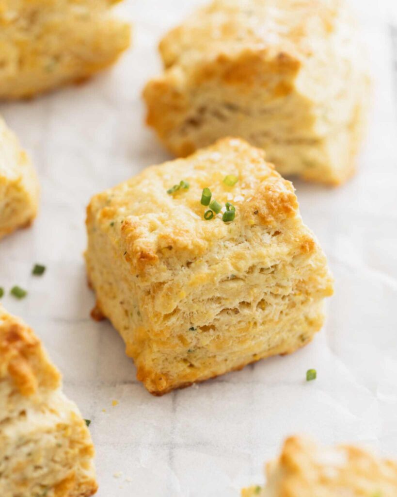 Cheddar and Chive Scones