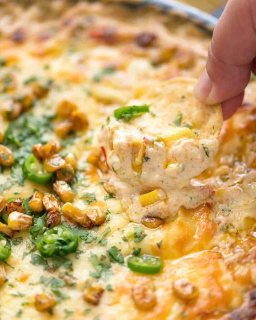 Cheesy Corn and Jalapeño Dip