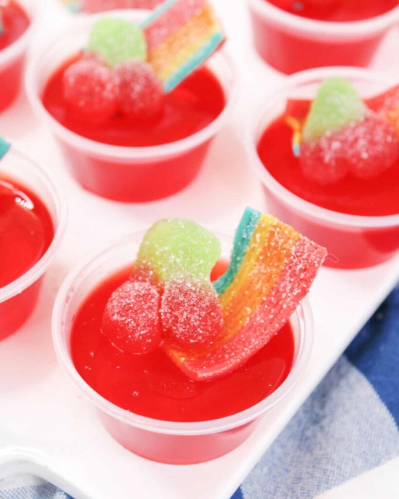 Cherry Jello Shots