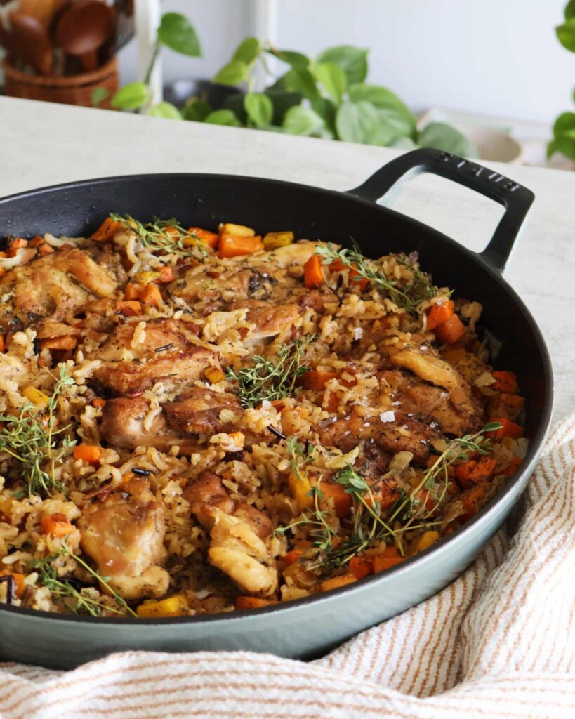 Chicken Wild Rice Skillet