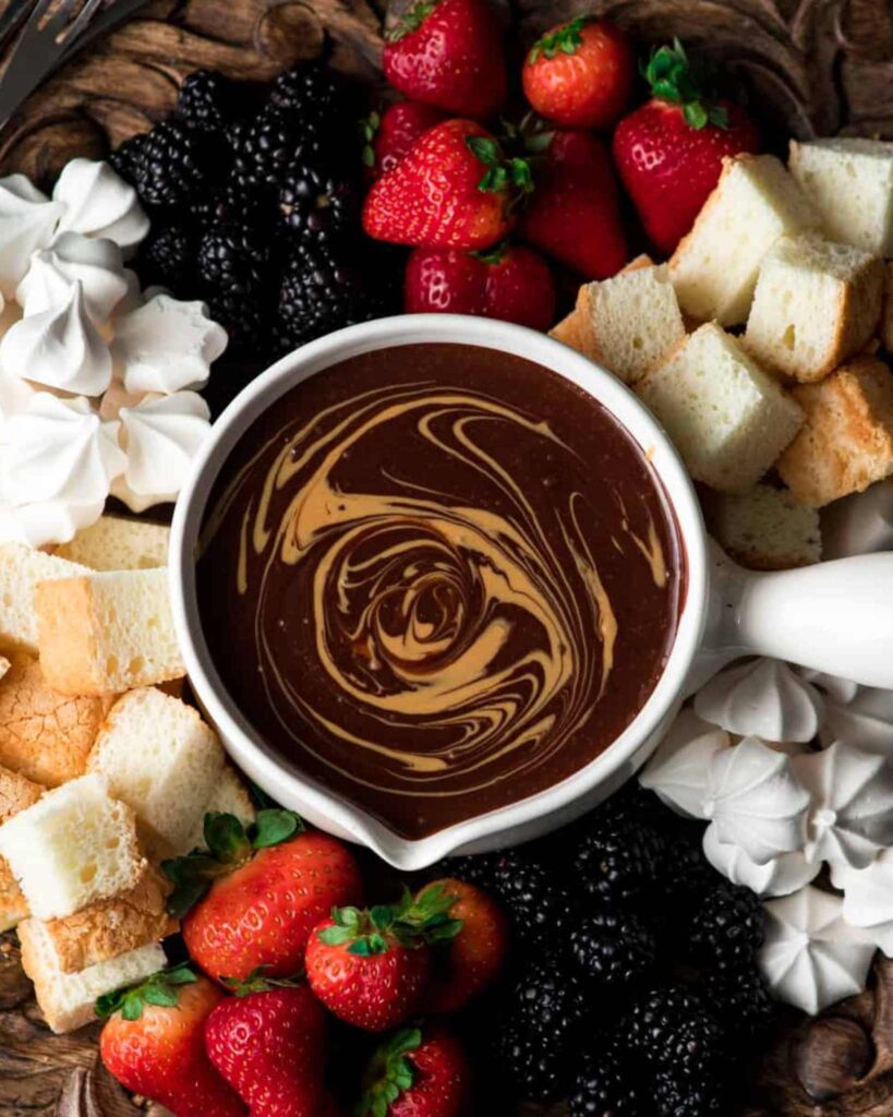 Chocolate Peanut Butter Fondue