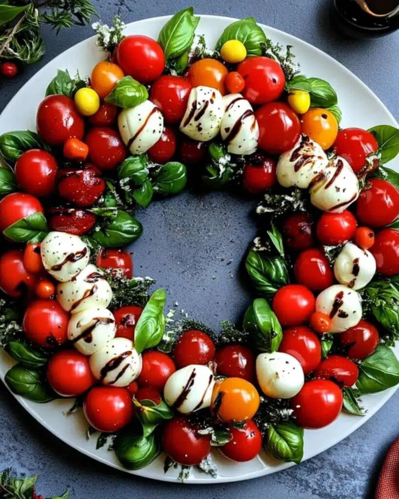 Christmas Caprese with Seasonal Twist