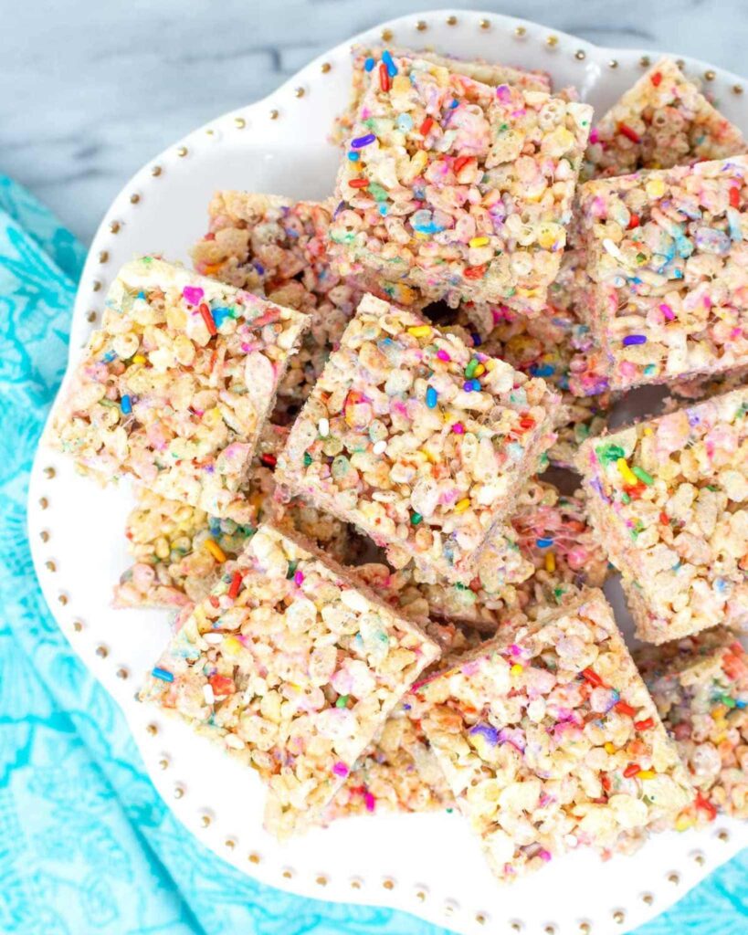 Christmas Confetti Krispie Treats