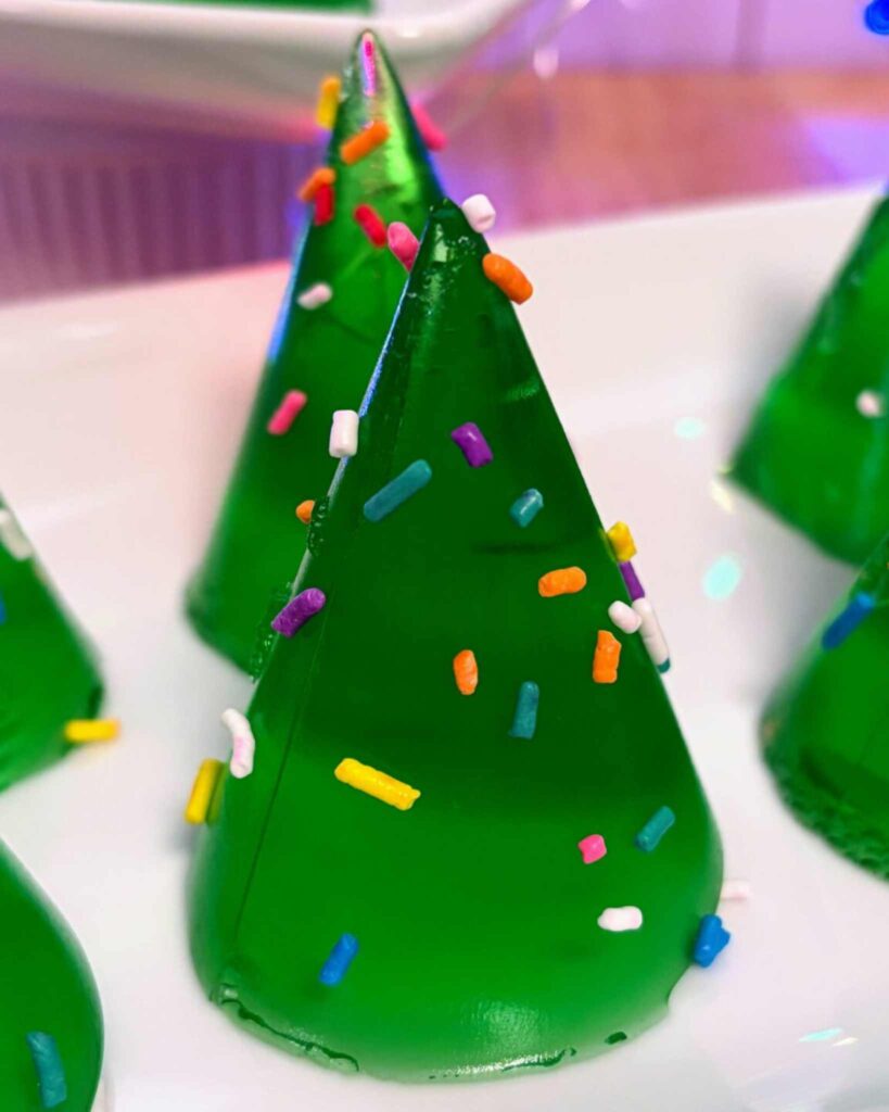Christmas Tree Jello Shots