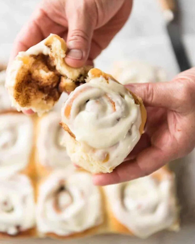 Cinnamon Rolls with Cream Cheese Glaze