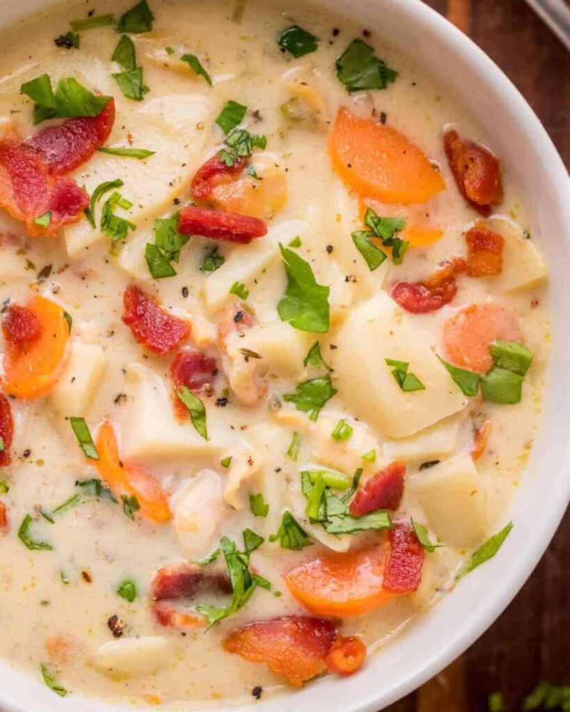 Clam Chowder with a Winter Upgrade