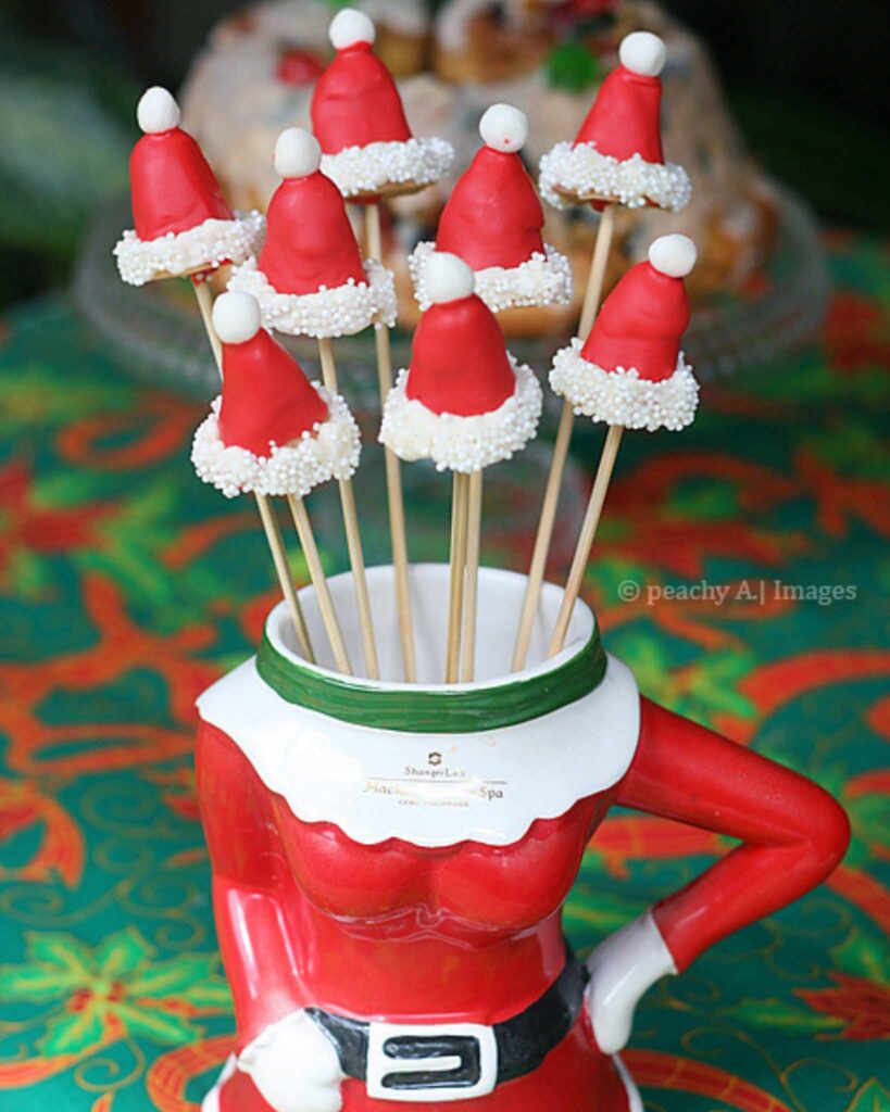 Classic Santa Hat Cake Pops