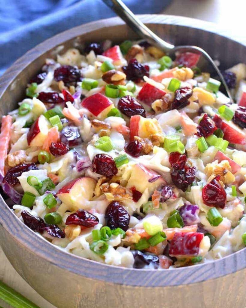 Cranberry Apple Coleslaw