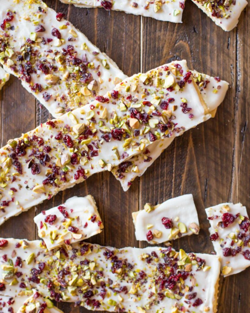 Cranberry Pistachio Bark