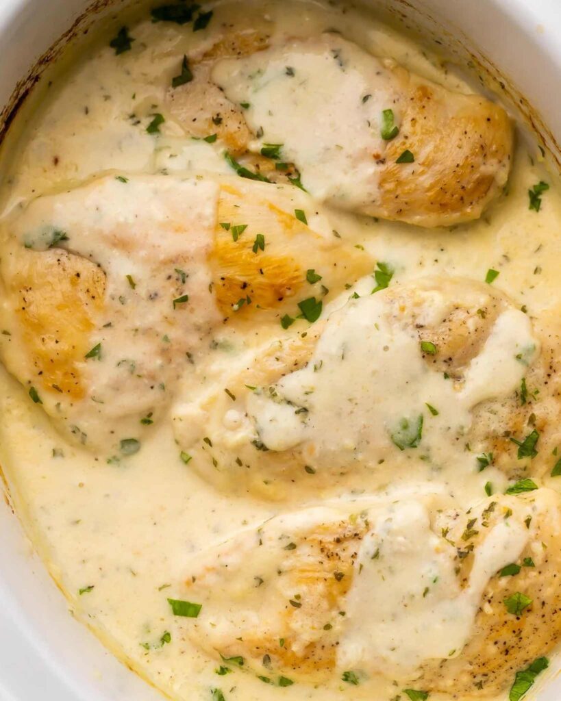 Creamy garlic chicken