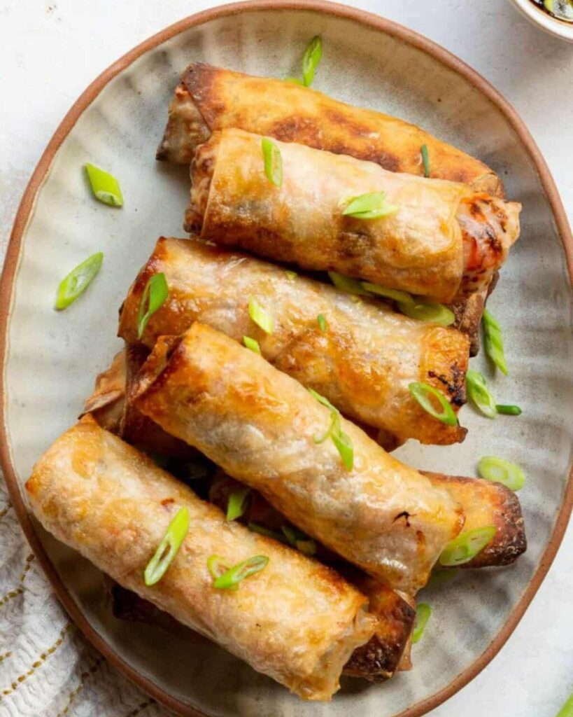 Crunchy Air Fryer Spring Rolls
