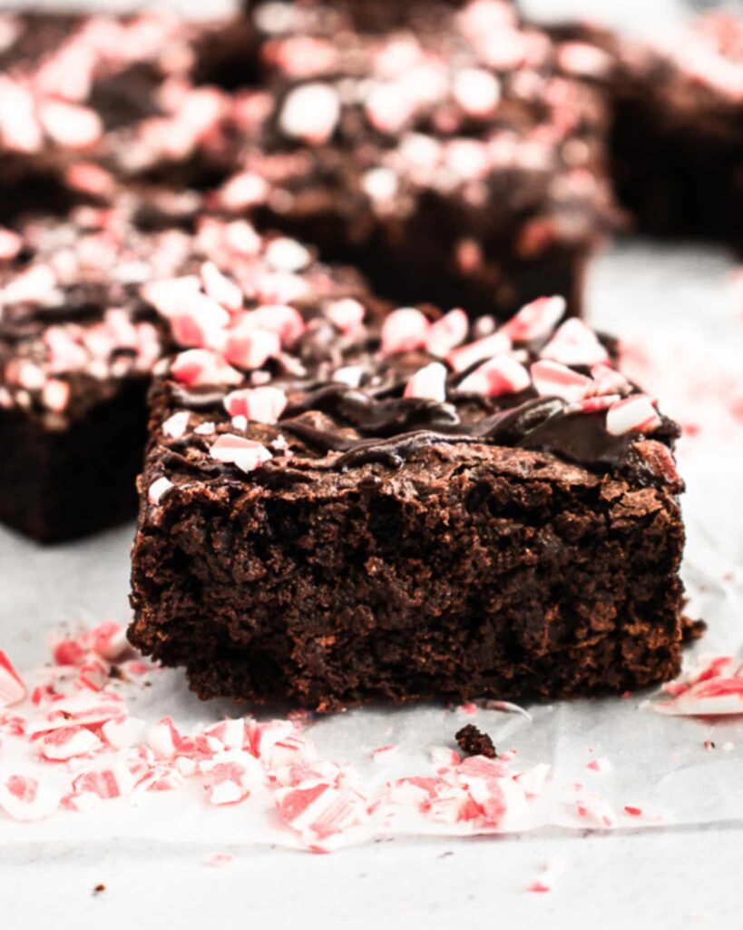 Dark Chocolate Peppermint Brownies