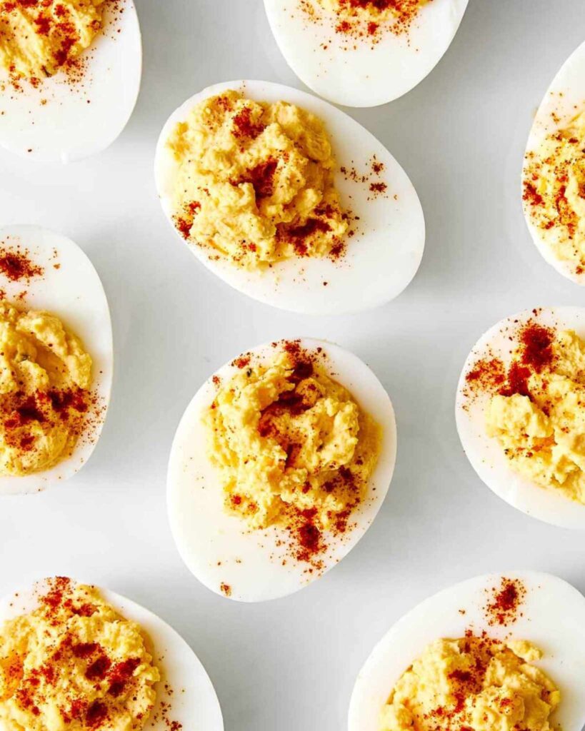 Deviled Eggs with a Holiday Twist