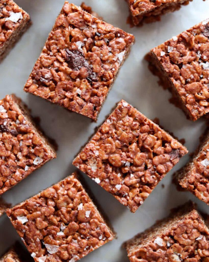 Double Chocolate Krispie Squares