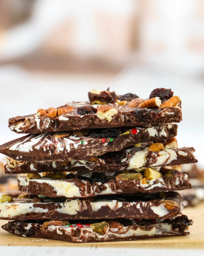Fruit and nut bark variations