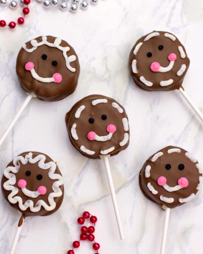 Gingerbread Man Cake Pops