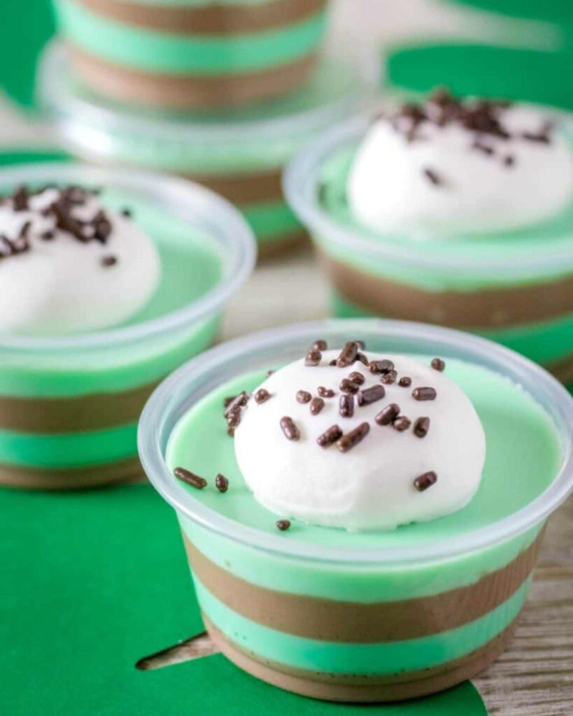 Grasshopper Jello Shots