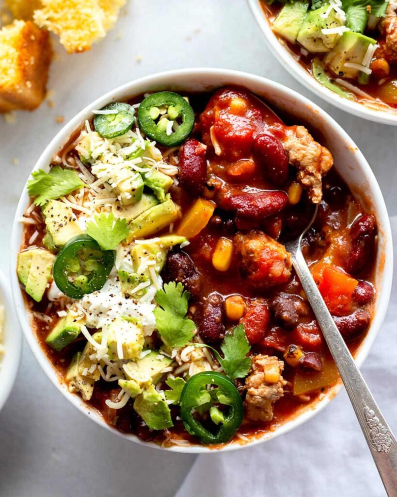 High Protein Turkey Chili