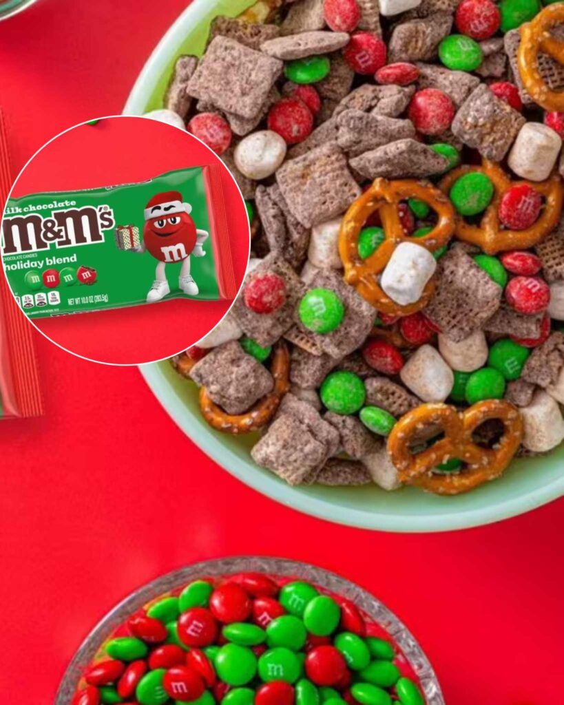 Holiday M&M Snack Mix
