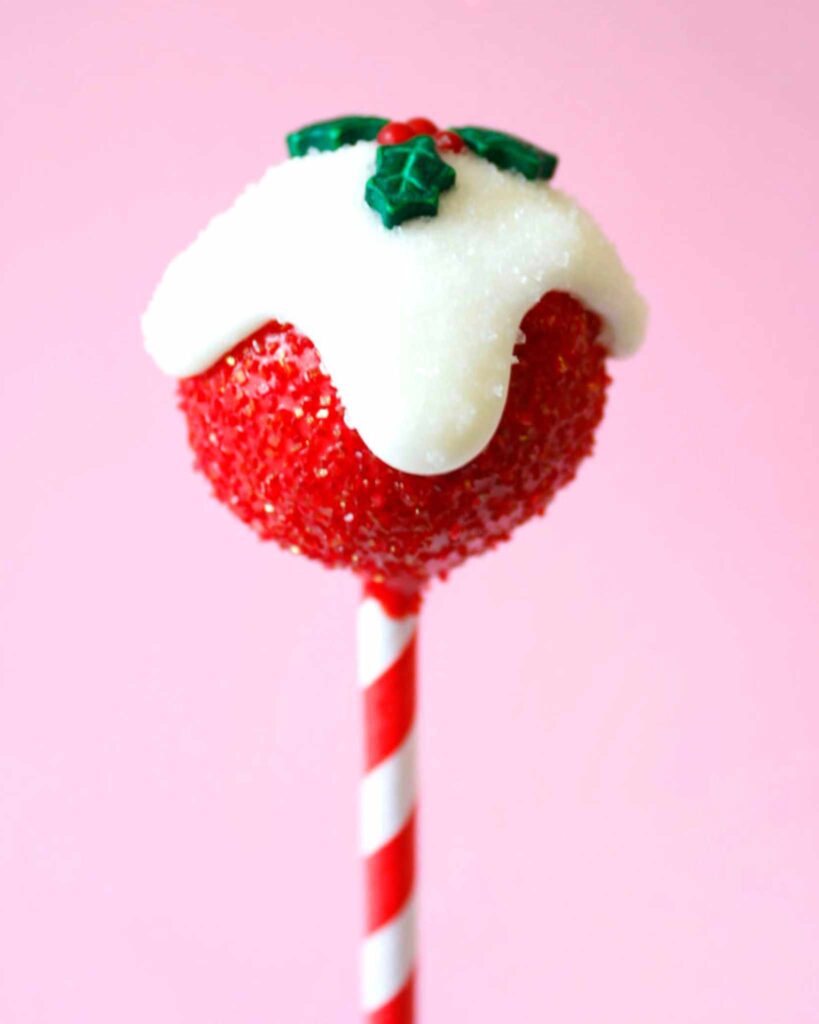 Holly Berry Cake Pops