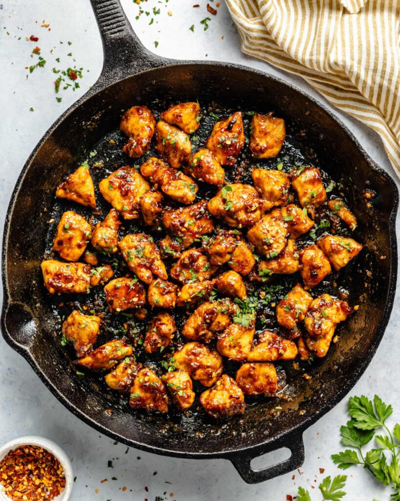 Honey Garlic Chicken Bites