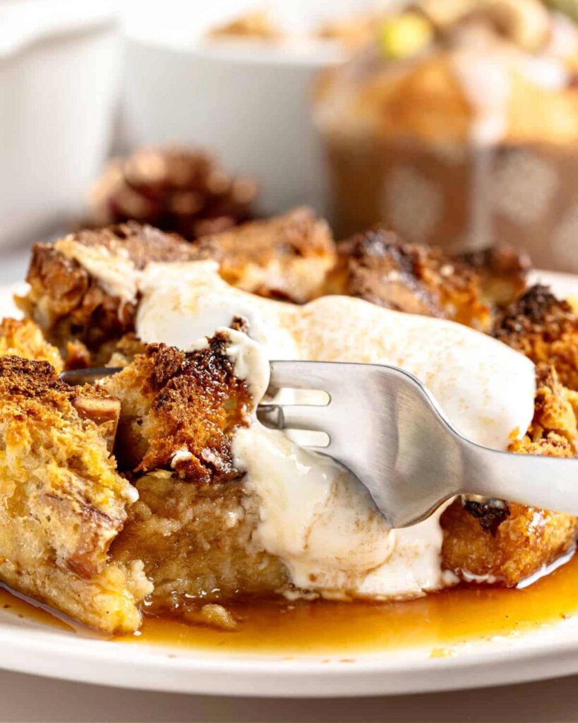 Italian Panettone Bread Pudding