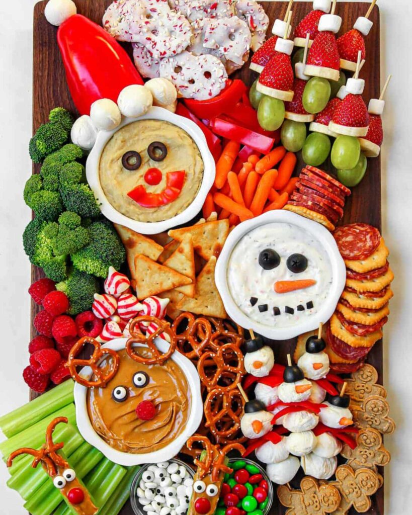 Kids’ Christmas Snack Board