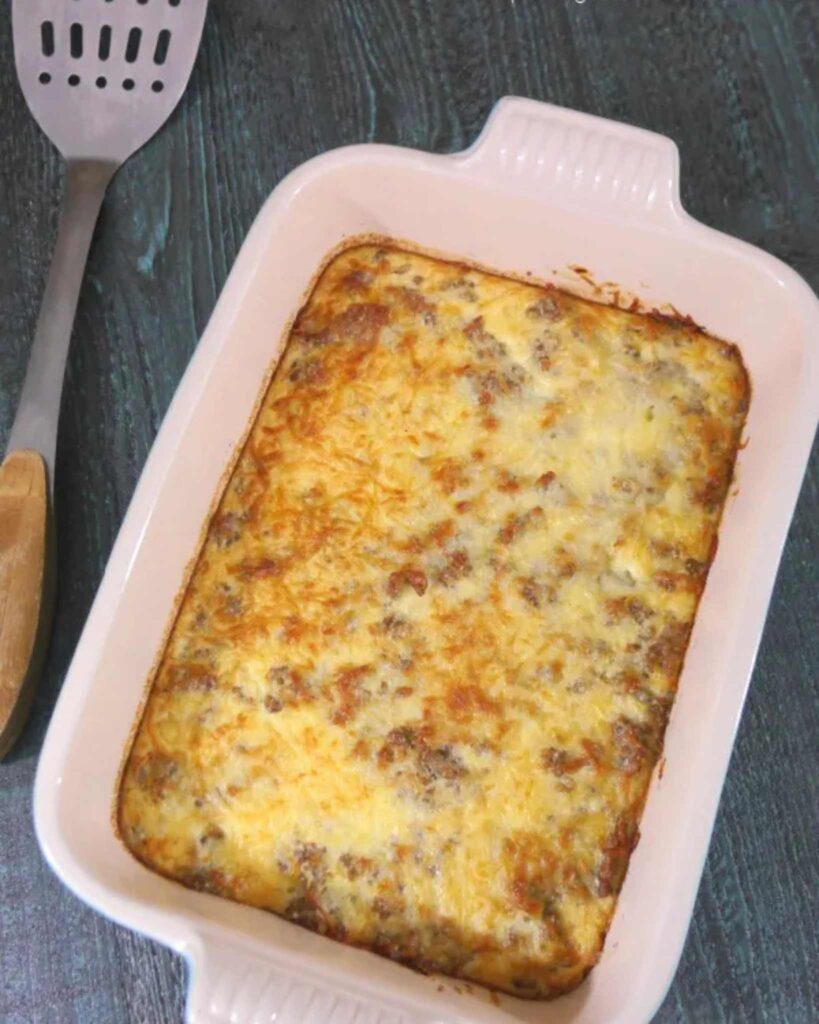 Low Carb Sausage Bake