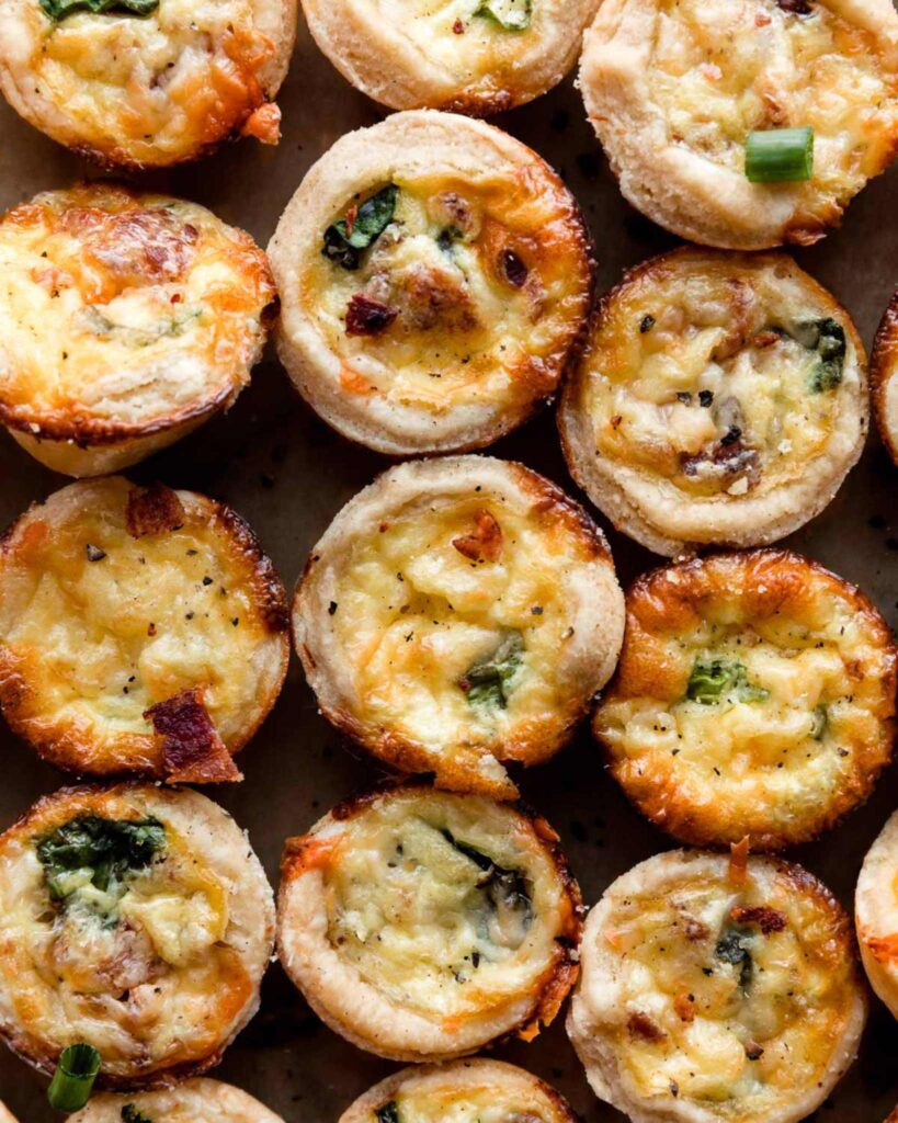 Mini Quiches with Seasonal Fillings