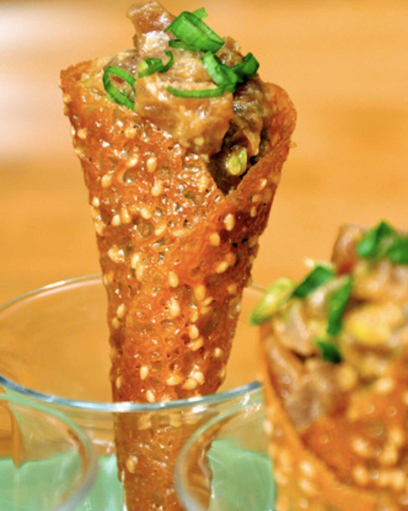 Mini Tuna Tartare Cones