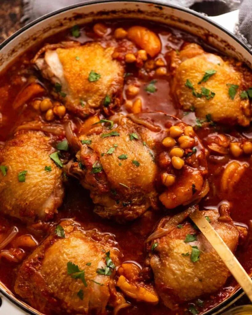 Moroccan Style Chicken Tagine