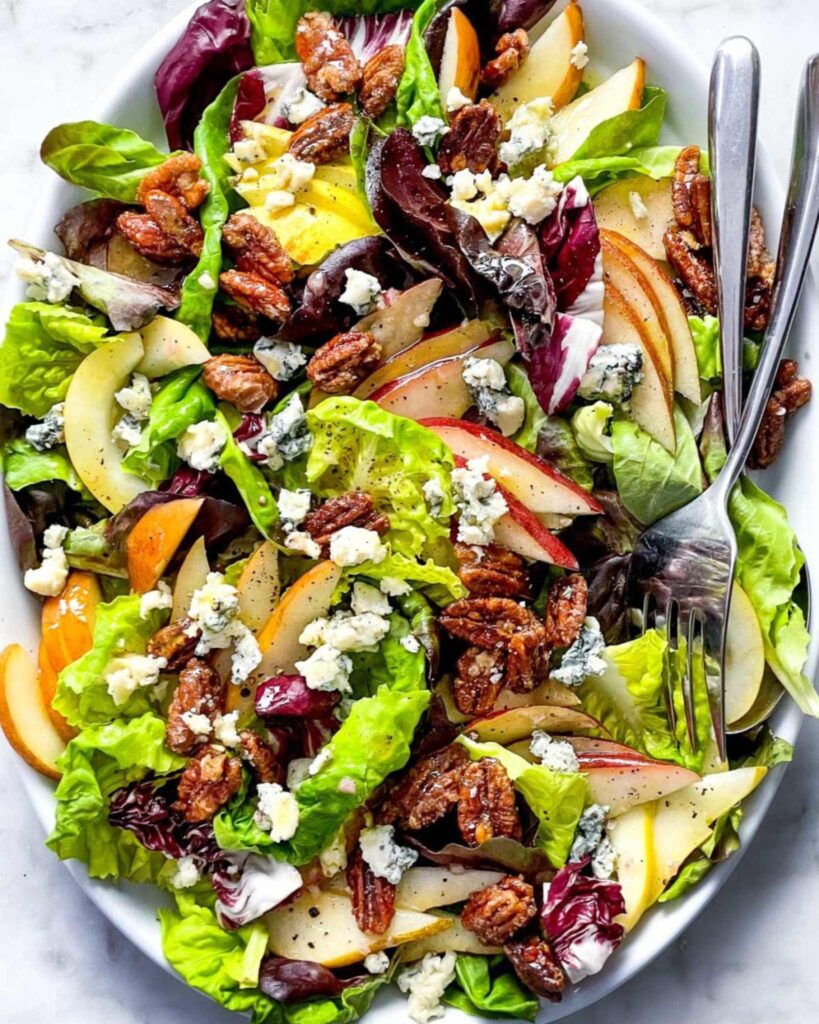 Pear, Gorgonzola, and Candied Pecan Salad