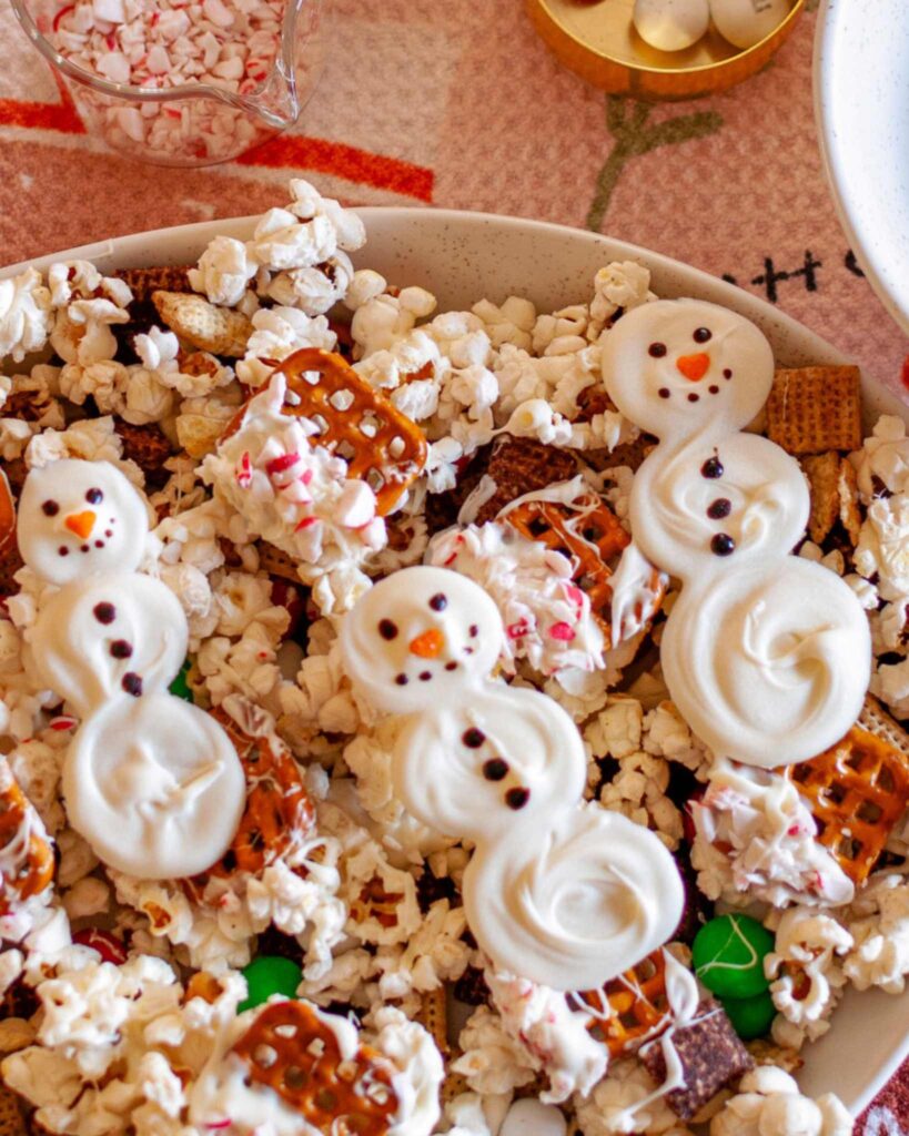 Peppermint Bark Snack Mix