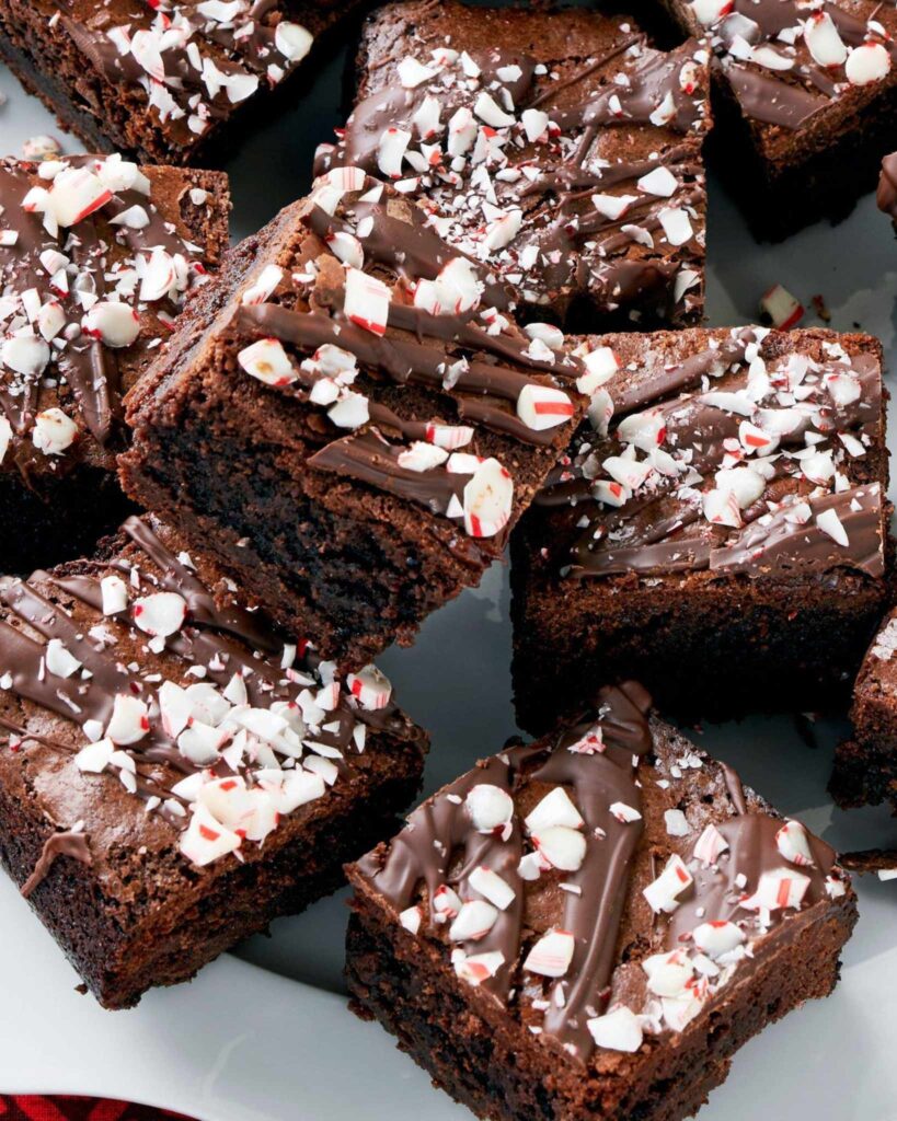 Peppermint Chocolate Brownies