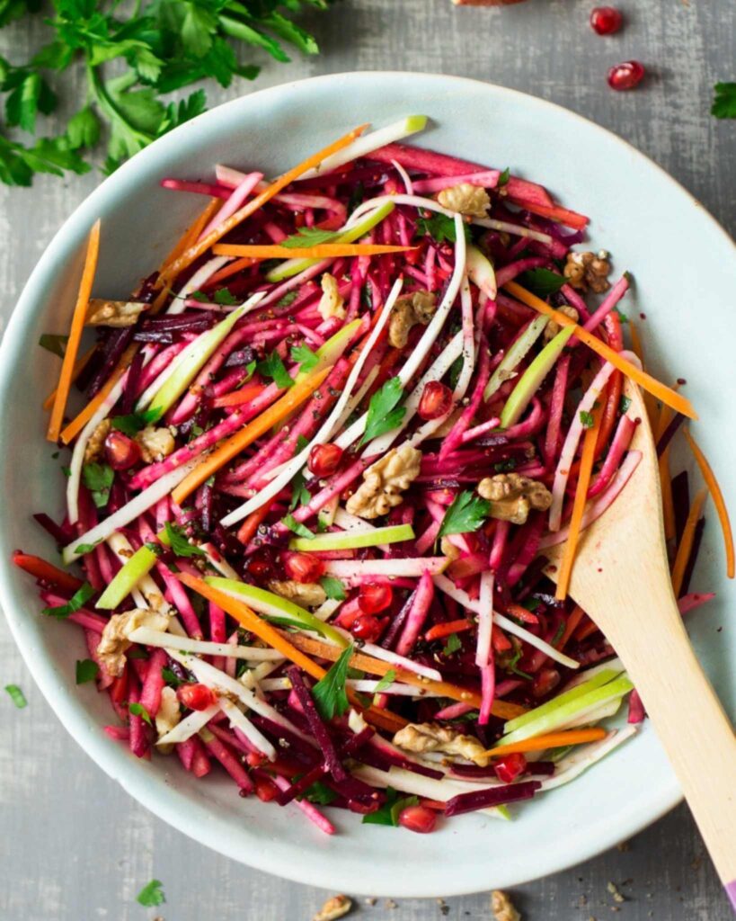 Plant Based Christmas Protein Salad