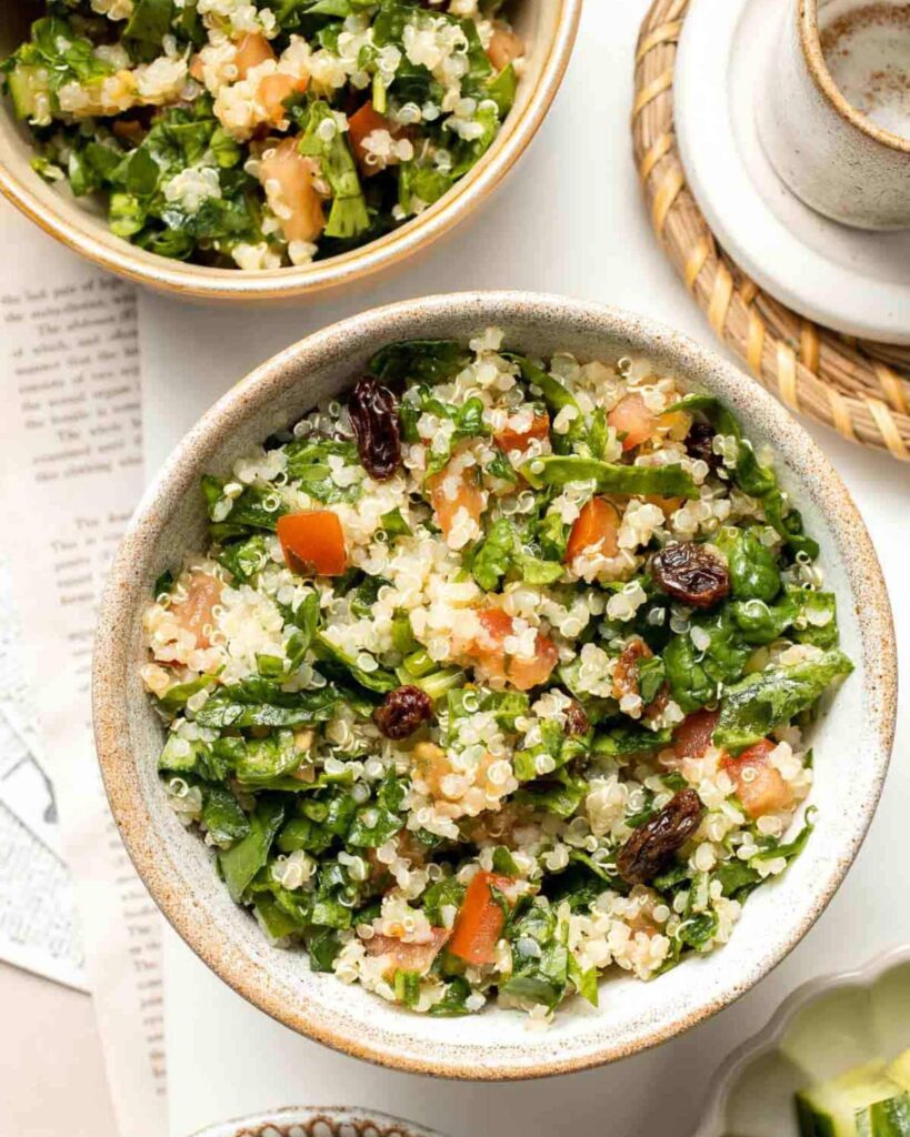Quinoa and Spinach Holiday Salad