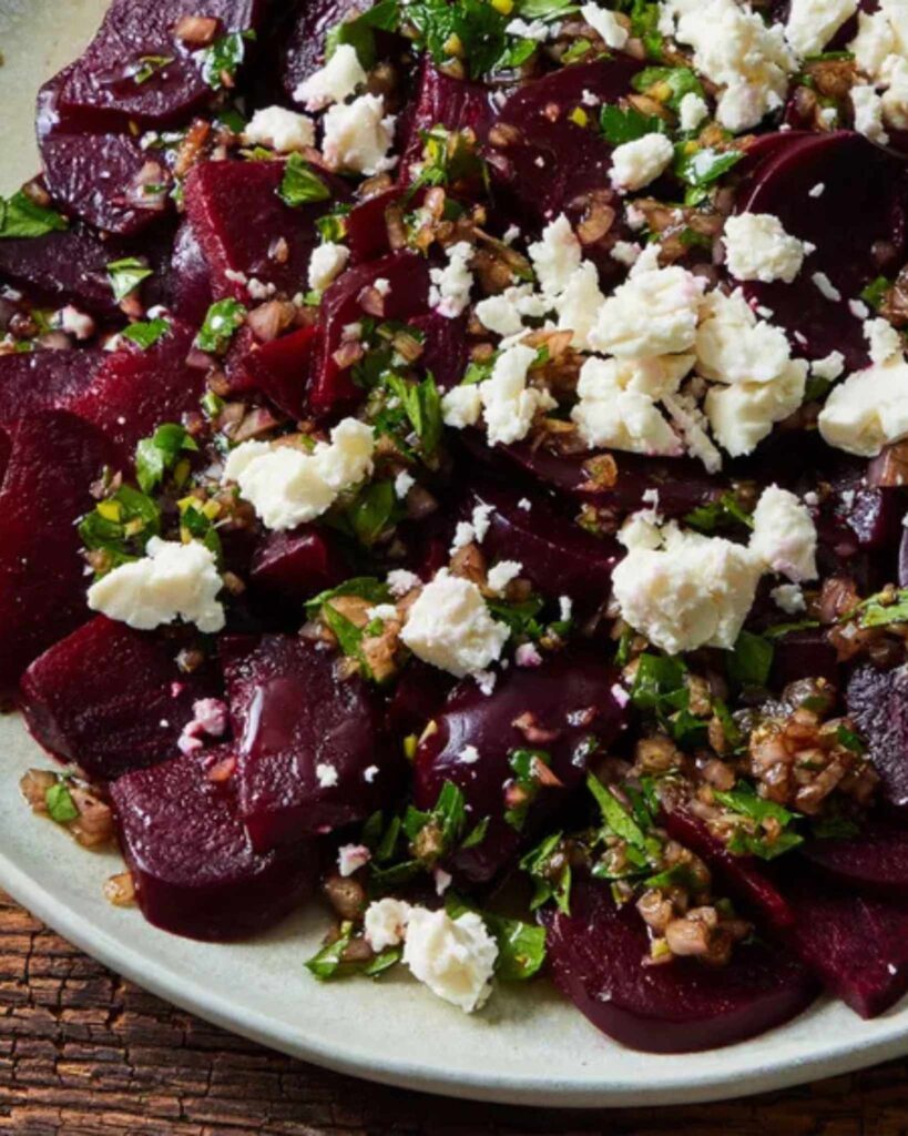 Roasted Beet & Feta Salad