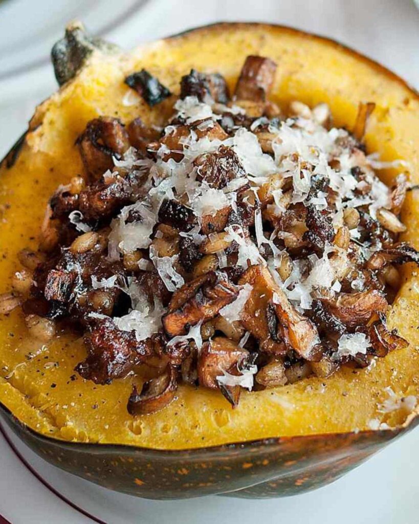 Roasted Stuffed Acorn Squash