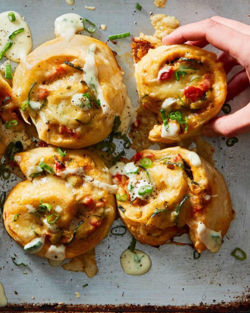 Roasted Vegetable Pinwheels